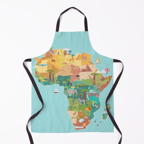 Item preview, Cartoon Map of Africa designed and sold by Antikwar.