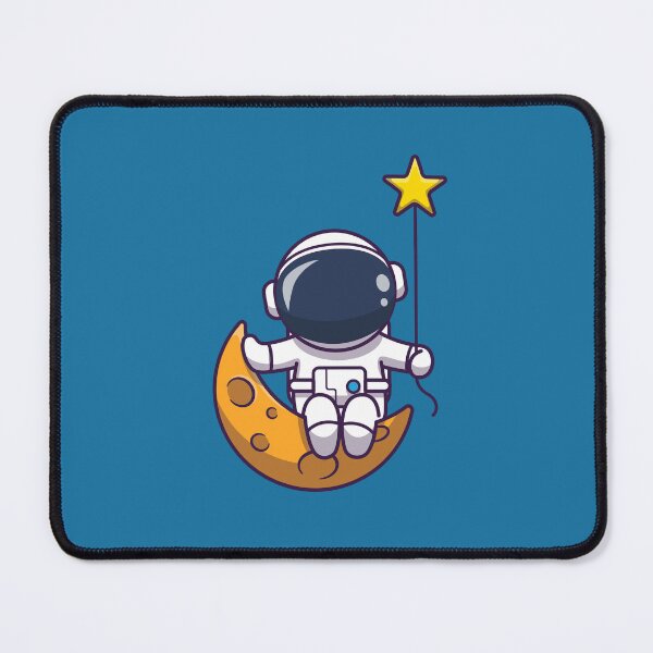 Item preview, Cute Astronaut Sitting On Moon With Star designed and sold by MoaaStore.