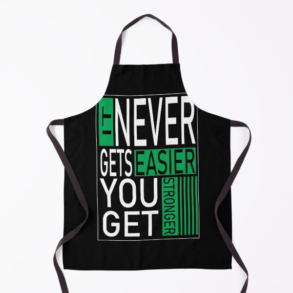 Item preview, 3 it never get easier you get stronger designed and sold by StudentLuxLife.