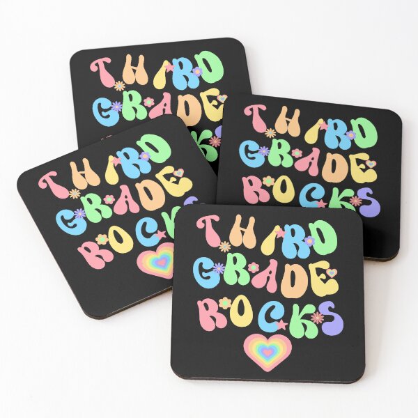 Item preview, THIRD GRADE ROCKS, BACK TO SCHOOL, FIRST DAY OF SCHOOL designed and sold by TeyMank.
