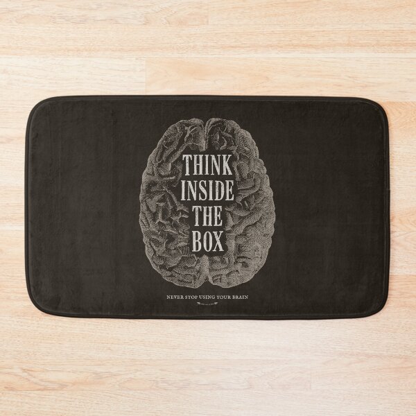 Item preview, Think Outside the Box Inside the Brain designed and sold by Geek Updated.