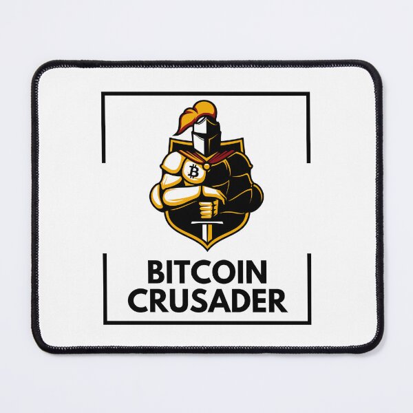 Item preview, Bitcoin Crusader designed and sold by CryptoBeings.