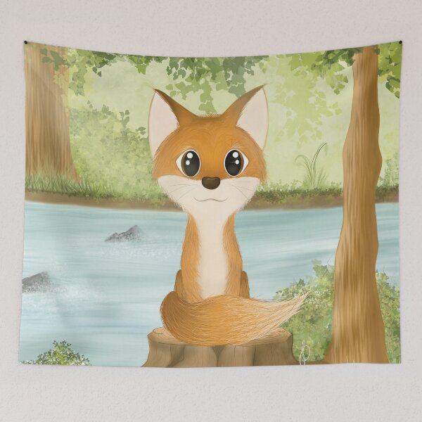 Item preview, foxy fox designed and sold by PetiteToast.