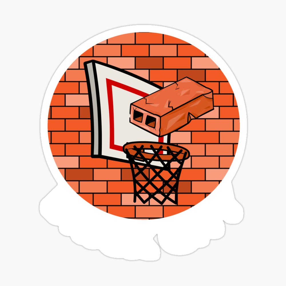 Copy of Brick City Funny Basketball Logo Photographic Print