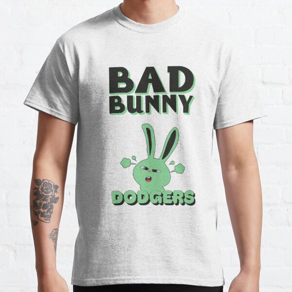 Bad Bunny Dodgers Shirt Los Angeles Dodgers Funny Baseball Shirt