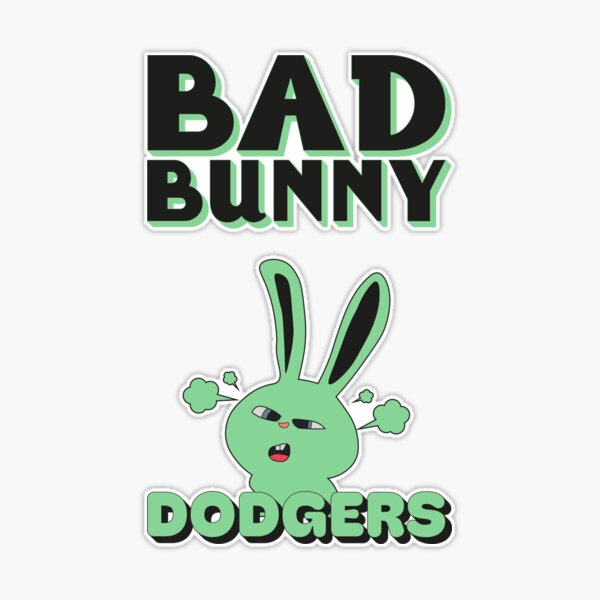 Bad Bunny Dodgers Shirt Los Angeles Dodgers Funny Baseball Shirt