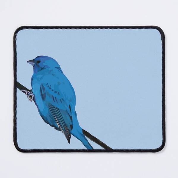 Item preview, Patience Bluebird of Happiness No. 2 Indigo Bunting Art designed and sold by teenugs.