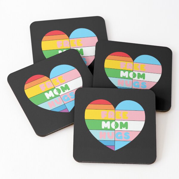 Item preview, Free mom hugs with rainbow transgender  2022 designed and sold by SCayson.