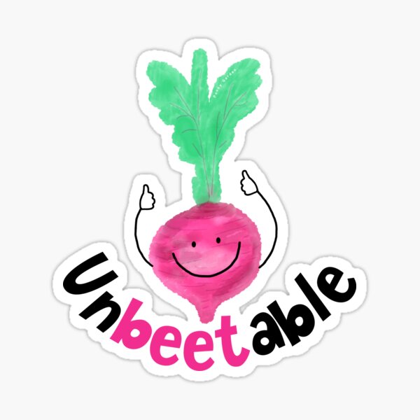 Unbeetable - Punny Garden Sticker