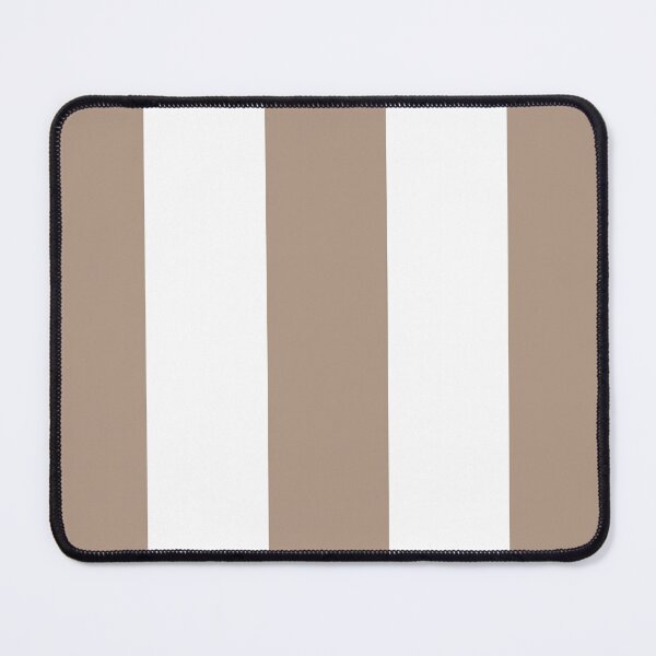 Item preview, Large TAUPE and WHITE Vertical STRIPES designed and sold by RachelMacht.