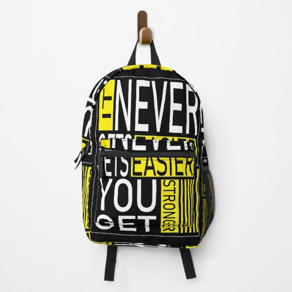 Item preview, 4 it never get easier you get stronger designed and sold by StudentLuxLife.