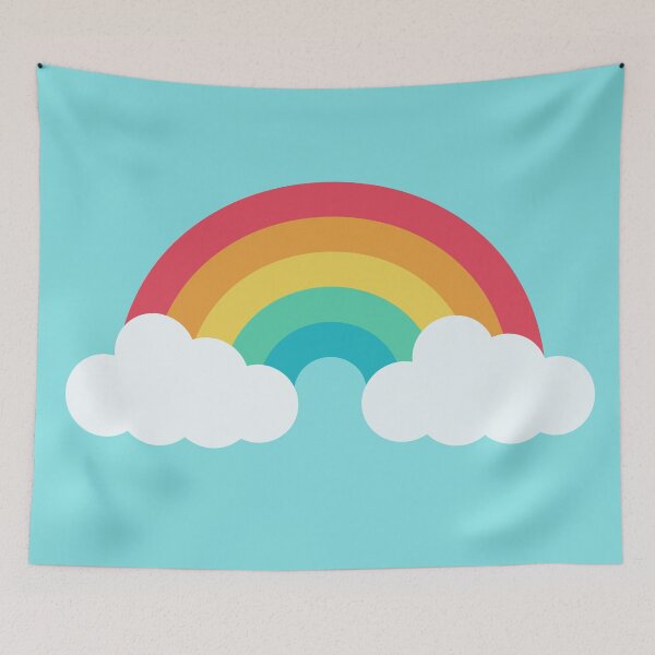 Item preview, A rainbow and clouds in sky design for kids, children and babies designed and sold by Opalaeo.