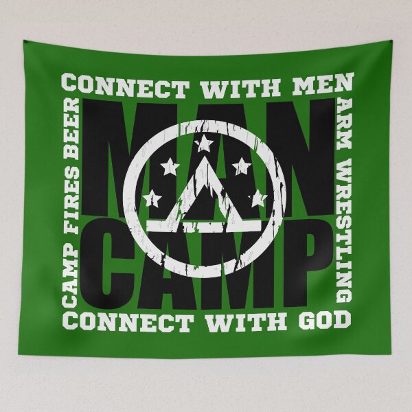 Item preview, MANCAMP CONNECT WITH MEN + GOD  designed and sold by AlphaMoon.