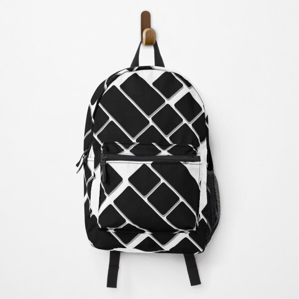 Item preview, Black and white Geometric rectangle square pattern designed and sold by TipTopTapo.