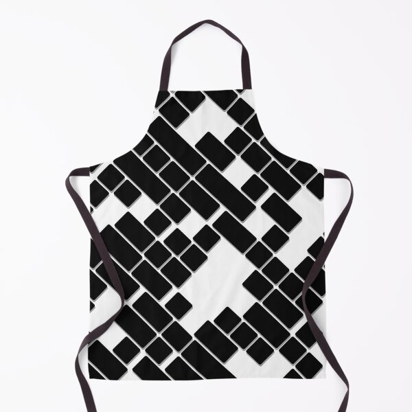 Item preview, Black and white Geometric rectangle square pattern designed and sold by TipTopTapo.