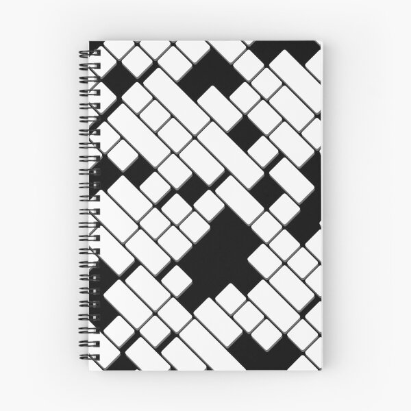 Item preview, Black and white Geometric rectangle square pattern  designed and sold by TipTopTapo.