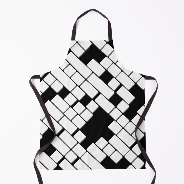 Item preview, Black and white Geometric rectangle square pattern designed and sold by TipTopTapo.