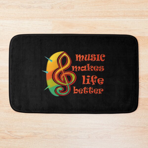 Item preview, MUSIC MAKES LIFE BETTER designed and sold by CoolDoodles.