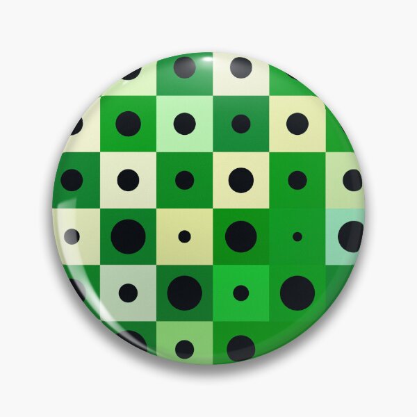 Item preview, abstract green pattern with monochrome geometric shapes designed and sold by siwabudda.