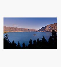 Sunset over Lake Wakatipu .2 Photographic Print