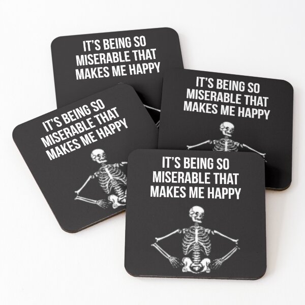 Item preview, Happy to be miserable designed and sold by Slogans4u.