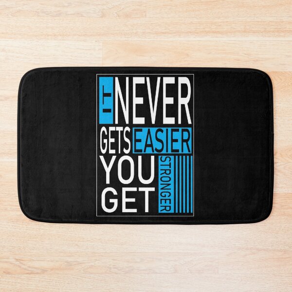 Item preview, 5 it never get easier you get stronger designed and sold by StudentLuxLife.