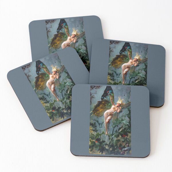 Item preview, The Poppy Fairy (1888) Luis Ricardo Falero ,Fairy  flower ,flowers designed and sold by TeeARTHY.