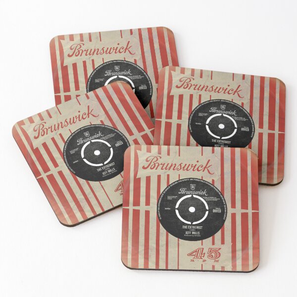 Item preview, Jeff Mills Retro Brunswick Record Label 45 sleeve designed and sold by Lick-Design.