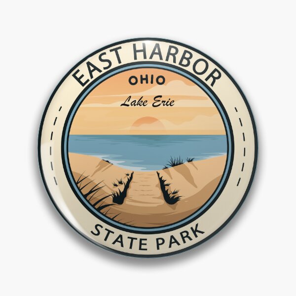 Artikelvorschau, East Harbor State Park Ohio-Abzeichen entworfen und verkauft von KrisSidDesigns.