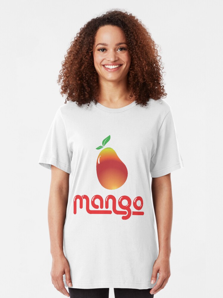 mango orange shirt