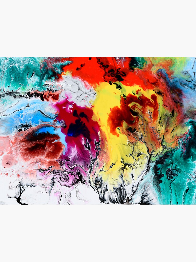 "cool modern abstract art" Sticker for Sale by Huluhub Redbubble