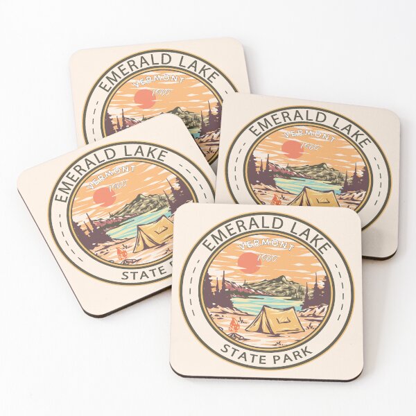 Item preview, Emerald Lake State Park Vermont Badge designed and sold by KrisSidDesigns.