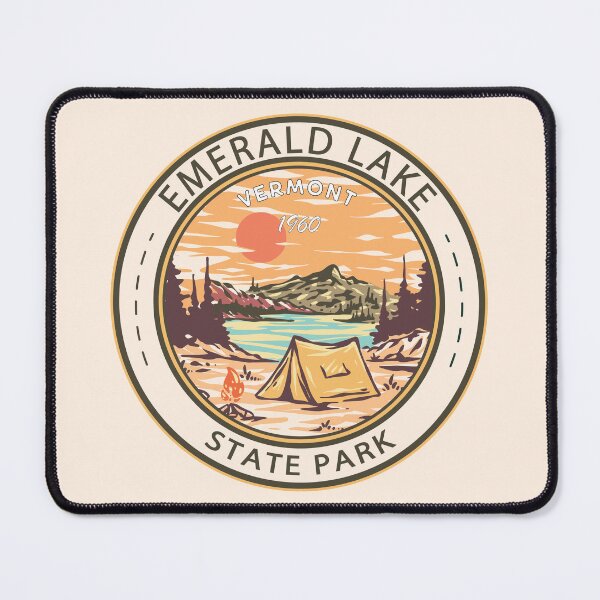 Item preview, Emerald Lake State Park Vermont Badge designed and sold by KrisSidDesigns.