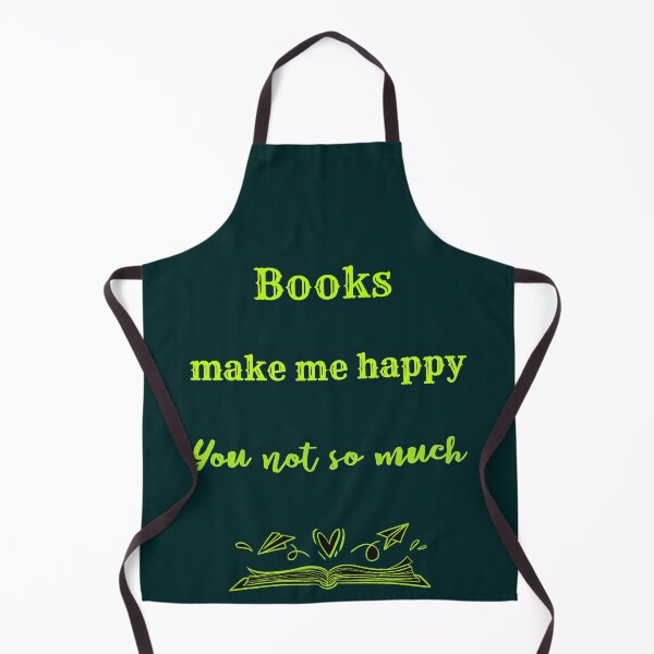 Item preview, Books Make Me Happy. You Not So Much. Funny Book Lover designed and sold by Rebel-Design.