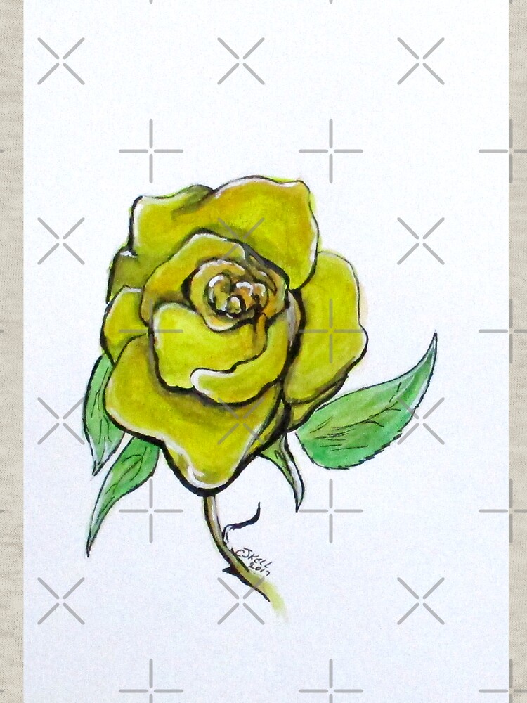 Yellow-Green Rose by cjkell