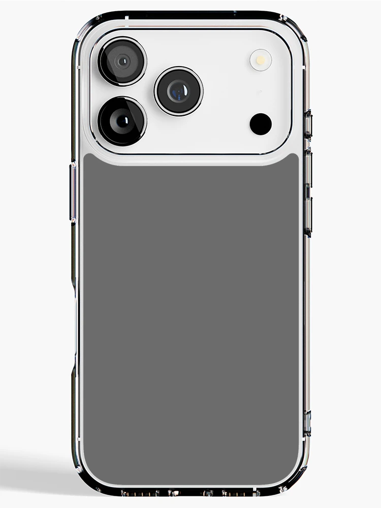 Thumbnail 1 of 5, iPhone Case, Solid Gray designed and sold by rootzero.