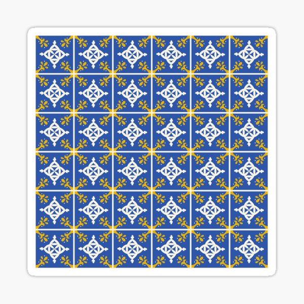 Rabat Pattern Tiles Sticker Moroccan Tile Stickers Eclectic 