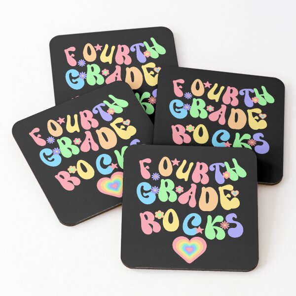 Item preview, FOURTH GRADE ROCKS, BACK TO SCHOOL, FIRST DAY OF SCHOOL designed and sold by TeyMank.