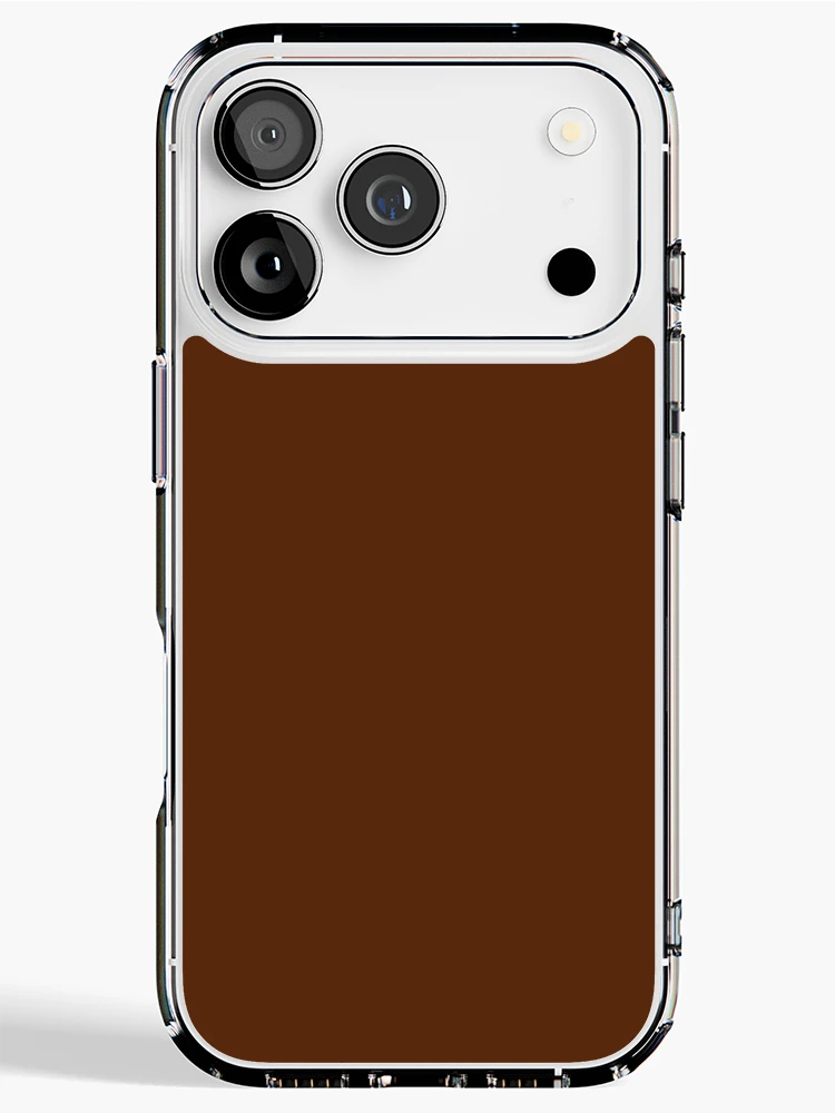 Thumbnail 1 of 5, iPhone Case, Solid Chocolate designed and sold by rootzero.