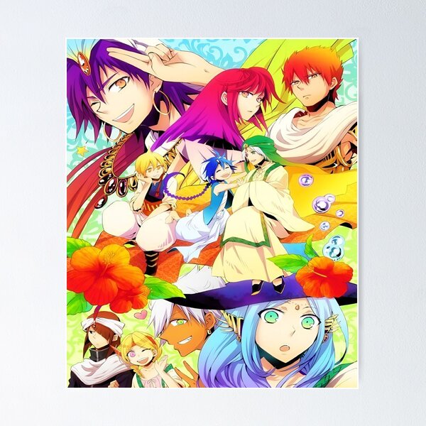 10 PCS/LOT Anime Magi : The Kingdom of Magic Poster Stickers