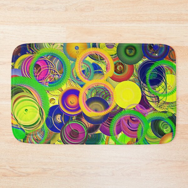 Item preview, COLOURED CIRCLES AND DISCS designed and sold by RAJAT KANTI CHAKRABARTY.