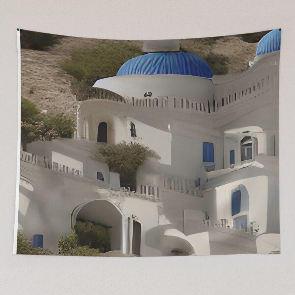 Item preview, Greek Blue Houses  designed and sold by TheDreamEffect.