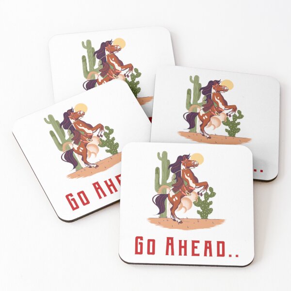 Item preview, Go Ahead Cowboy Premium Horse design designed and sold by Rodayna Elnaggar.