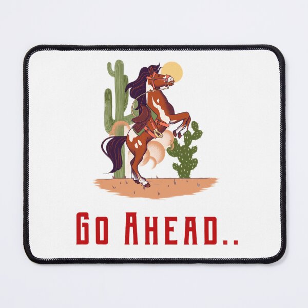 Item preview, Go Ahead Cowboy Premium Horse design designed and sold by Rodayna Elnaggar.