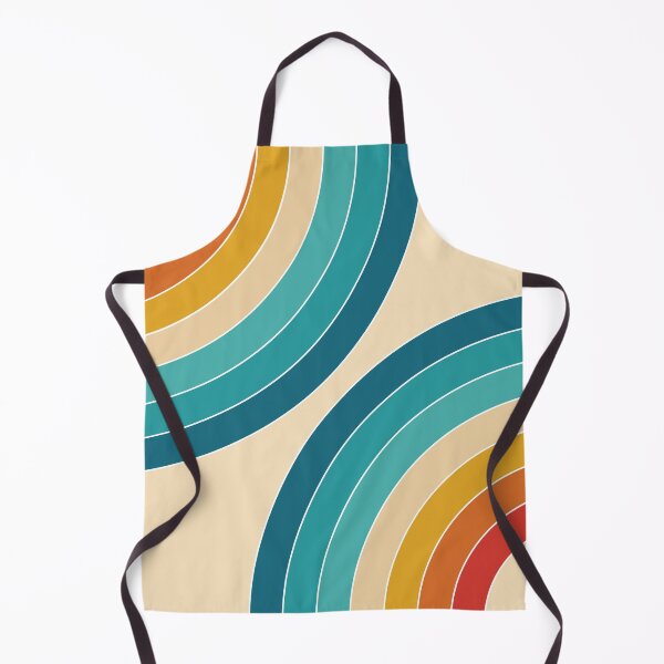 Item preview, Blue, red, yellow and orange retro style circles designed and sold by BattaAnastasia.