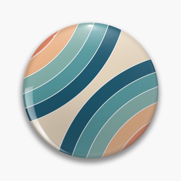 Item preview, Blue, red and orange retro style circles designed and sold by BattaAnastasia.