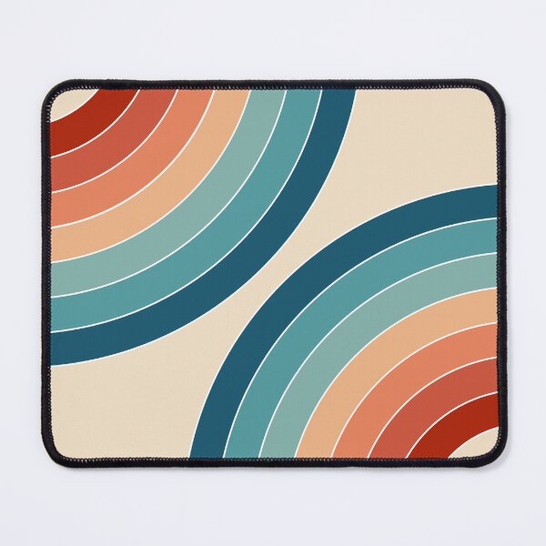 Item preview, Blue, red and orange retro style circles designed and sold by BattaAnastasia.