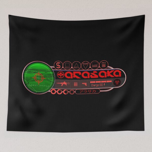 Item preview, Cyberpunk  - Arasaka Corporation アラサカ社 - in Red designed and sold by clubtee.