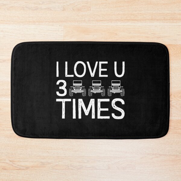 Item preview, I love you three times car favorite love funny jee designed and sold by TrangNemo.