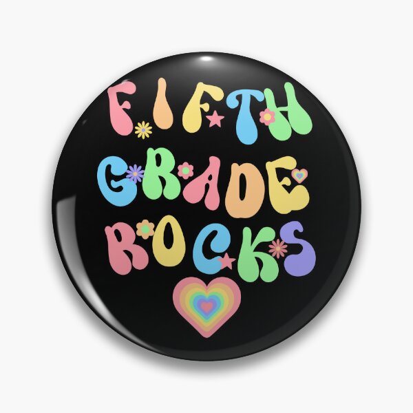 Item preview, FIFTH GRADE ROCKS, BACK TO SCHOOL, FIRST DAY OF SCHOOL designed and sold by TeyMank.